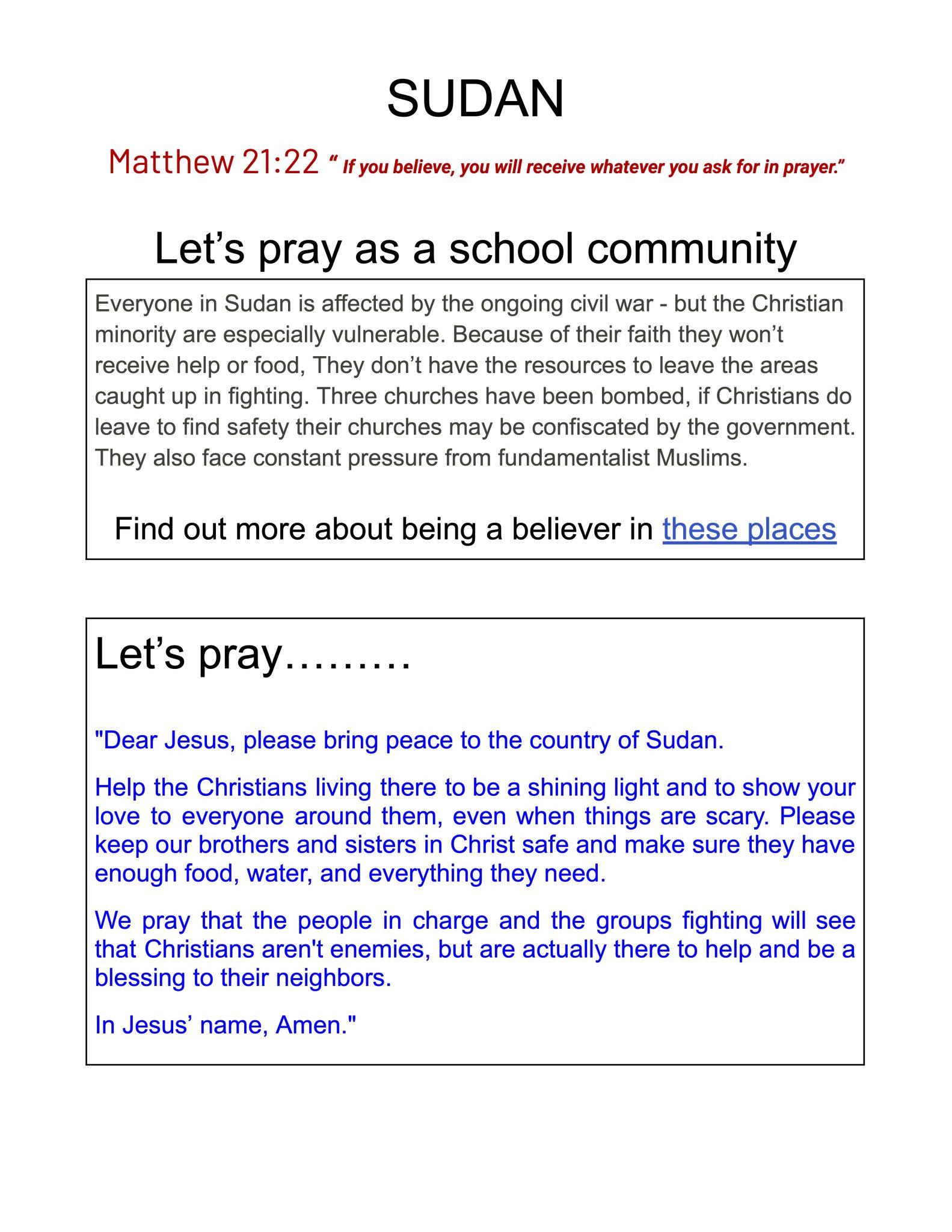 Let's pray about it (1)