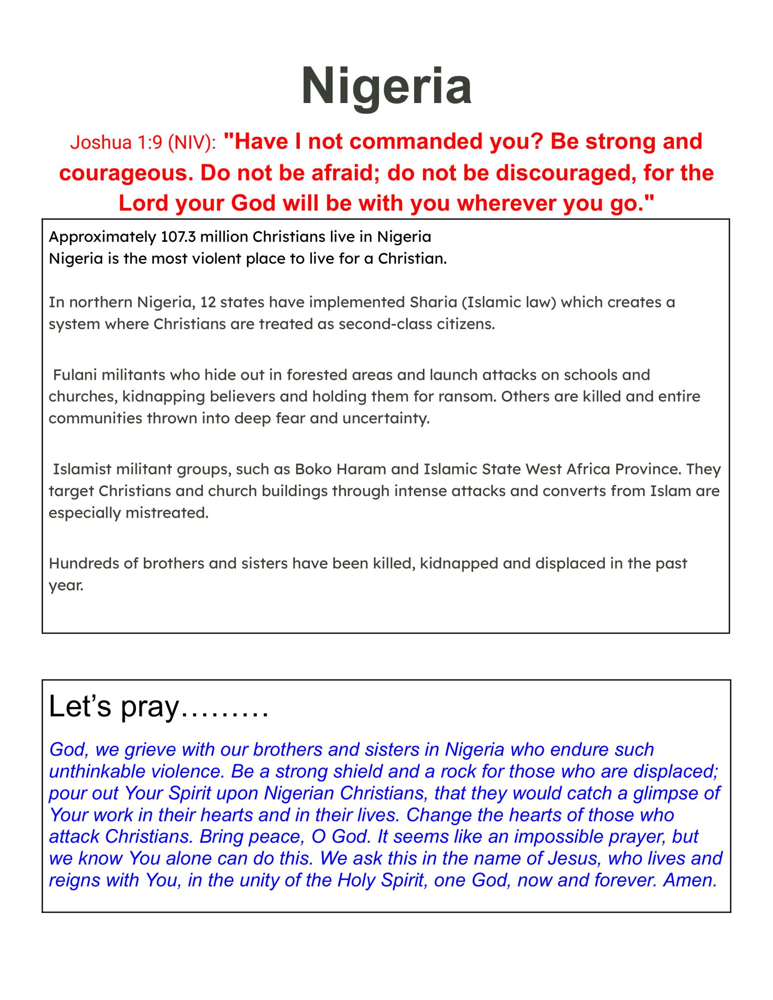 Let's pray about it (6)