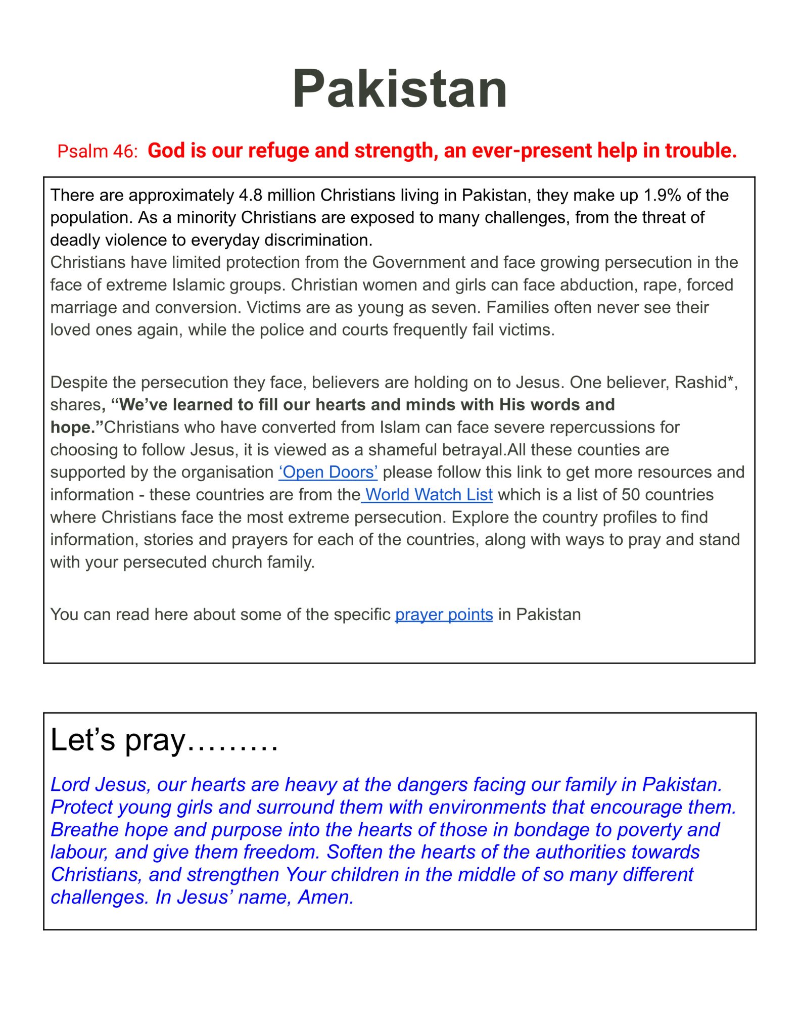 Let's pray about it (7)